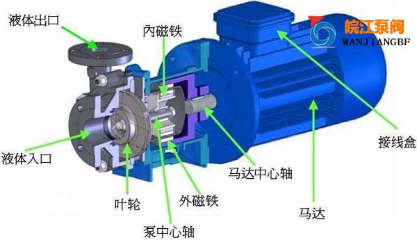 不銹鋼磁力泵結構